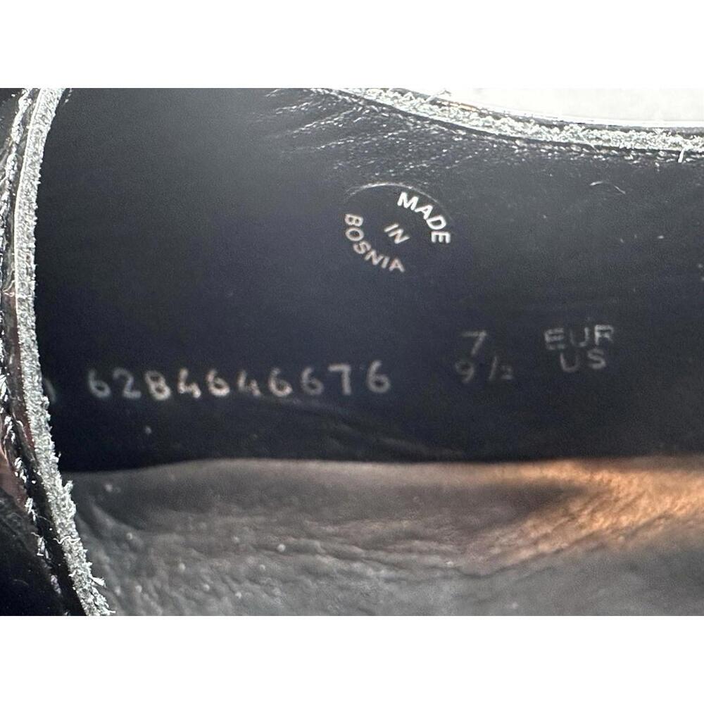 Mephisto Sabatina Black Patent Leather Oxford Lace‎ Up Shoes Size 9.5 Eur 7 - Picture 10 of 11